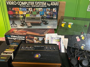 Huge Atari 2600 Video Game Lot Including Rare Original Boxes! Tested Working!