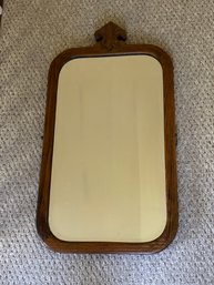 Amazing Antique George IV Style Carved Wood Mirror 28' X 16'