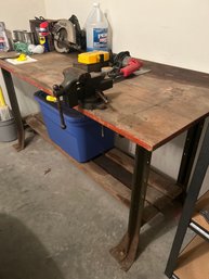 Toolbench Workstation With Attached Vice