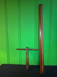 Wood Handle Farm Tool And Rug Beater