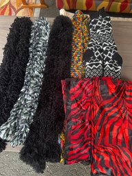 Heavy Metal/Floral/Tassle Scarves