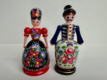 Russian Painted Wood Pencil Holders With Sharpener (2)