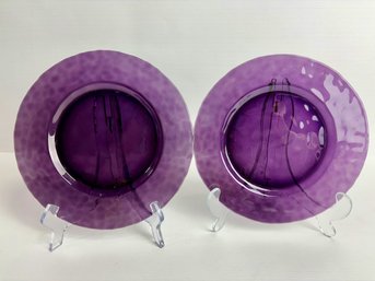 Purple Glass Dessert Plates By Studio Bormioli Rocco (24)