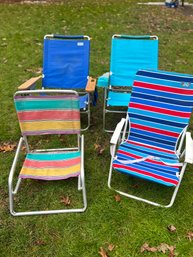 4 Beach Chairs