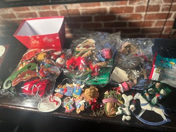 Giant Grab Bag Lot Of Unclaimed Christmas Ornaments