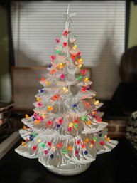 22' White Ceramic Christmas Tree