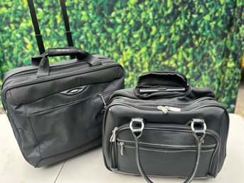 2 Rolling Laptop Travel Bags