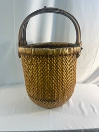 Large Vintage Asian Woven Basket