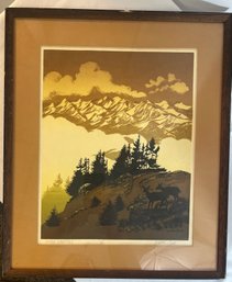 Walter Butts High Country Screen Print