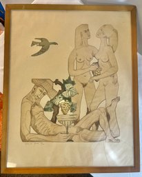 Original Etching By Krol - Epreute D'ersi 13 Out Of 25