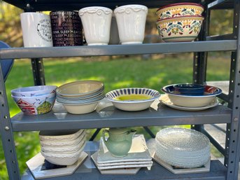 Grab Bag Collection Of Plates, Cups, Etc...