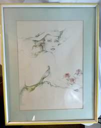 Original Watercolor By Listed Artist - Susan Obrant