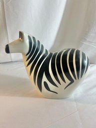 1984 Arabia Finland Signed Ceramic Zebra