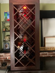 Wine Rack With Interior Light
