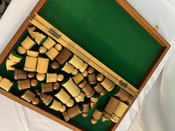 Vintage Wooden Chess Set