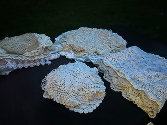 Doily Party! Hand Knit Doilies Of All Sizes.