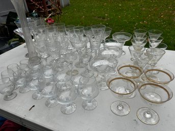 Collection Of Clear Glass