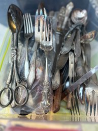 Huge Lot Of Assorted Untested Silverware