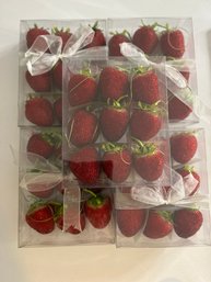 Mmmmm.. Strawberries! Plump And Sparkly! NWT