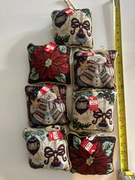 NWt Little Holiday Hanging Pillows