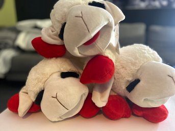 3 Full Size NWT Lambchop Plush Dog Toys