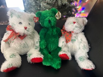 Ty Big Christmas Beanie Bears