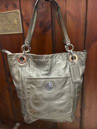 Coach Leather Handbag Purse