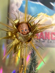 Vintage Tree Topper Angel Star