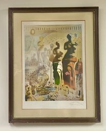 Lithograph - By Salvador - Hallucinogenic Toreador - With Certificate Of Authenticty