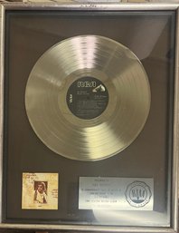 Vintage Framed Platinum Waylon Jennings Record