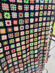 *Second Chance:  Hand Knit Quilt - Same Pattern As Rosanne Had! 56 X 57