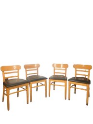 4 Vintage Wendys Restaurant Dinning Chairs