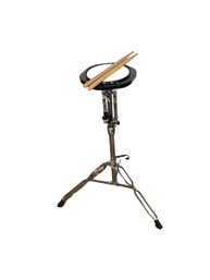 Drum Pad With Stand And Drum Sticks Not Branded