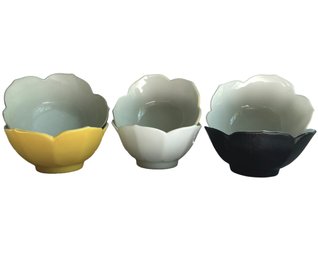 Six Small Vintage Otagiri Lotus Bowls