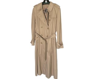 Vintage Burberrys Classic Cotton Trench With Removable Wool Lining