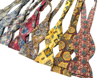 Eight Vintage Bow Ties By Carrot & Gibbs (A)