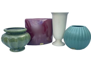 Four Vintage Haeger Vases