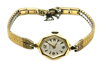 Vintage 14K Gold Dumont Swiss Ladies Watch