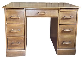 Mid Century Cushman Colonial Creations Bank Desk