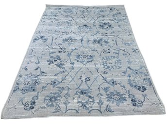 Premiere Floral Blue Rug (1 Of 2)  5FT X 7 FT