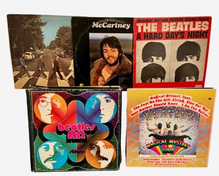 Group Of Beatles Albums