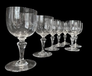 Seven Baccarat 'Normandie' 6.5' Water Goblet / Wine Glasses