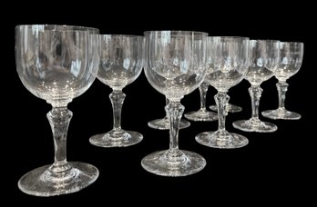 Nine Baccarat 'Normandie' 5.75'  Claret / Wine Glasses