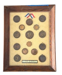 Antique 'Portraits Of Napoleon' Bronze Medals  From The Paris Mint 1796- 1826