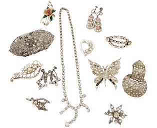 Vintage Rhinestone Jewelry Collection