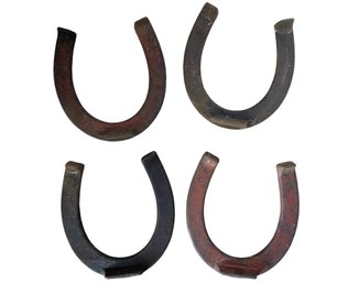 Four Vintage Horseshoes