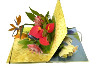 Pop-Up Book 'Paper Blossoms' By Ray Marshall