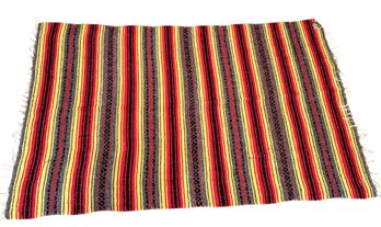 Vintage Woven Mexican Blanket