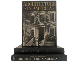 1976 Two Volumes 'A Pictorial History Of Architecture In America' By Kidder Smith