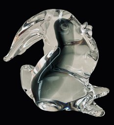 Vintage MURANO ART Glass Bunny Figurine